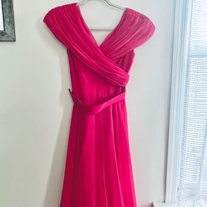 Barbie pink vintage semi formal dress